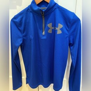 NWT Under Armour Boys Tech 1/4 zip long sleeve size L